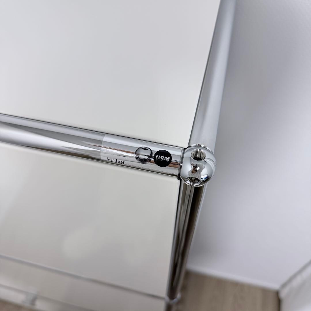 USMハラー　1列3段キャビネット　ピュアホワイト