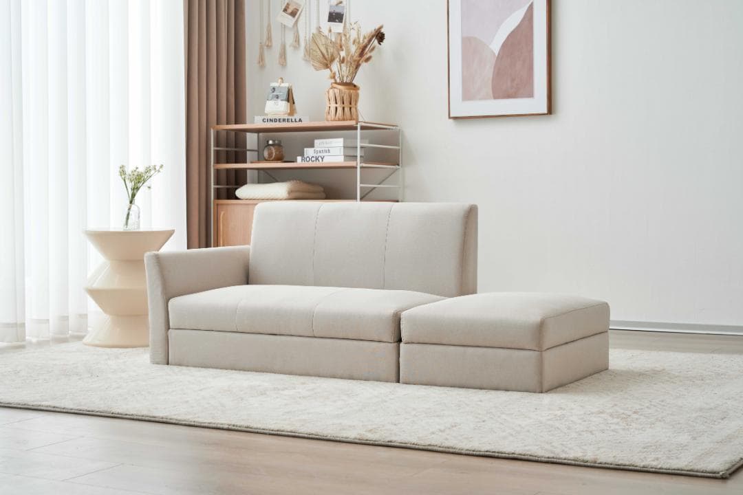 ソファカチン ソファー ソファ ソファーベッド 3P 3人掛けソファ 収納付き