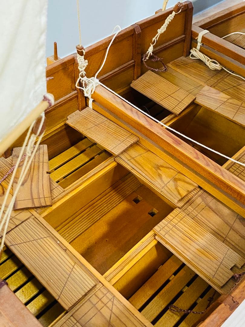帆船模型 八丁櫓木製 和船 船大工 伝統工芸