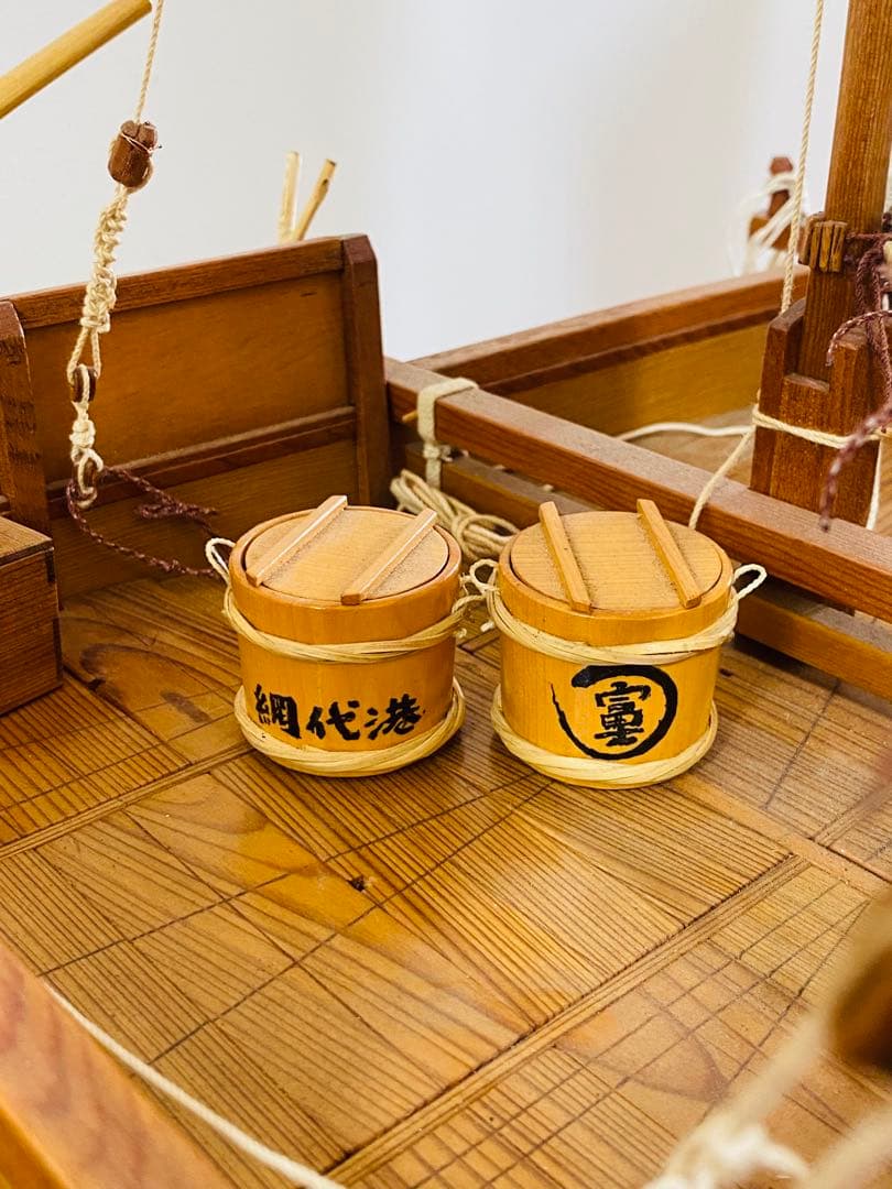 帆船模型 八丁櫓木製 和船 船大工 伝統工芸