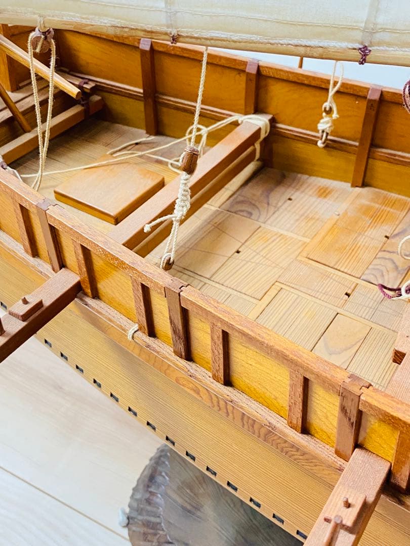 帆船模型 八丁櫓木製 和船 船大工 伝統工芸