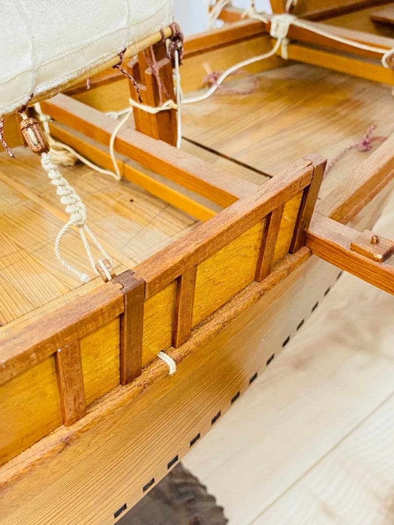 帆船模型 八丁櫓木製 和船 船大工 伝統工芸