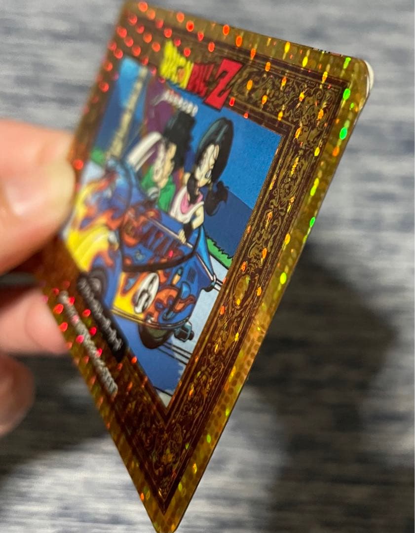 ドラゴンボールZ カードダス ダブルゴールドレザーカード　悟飯　ビーデル