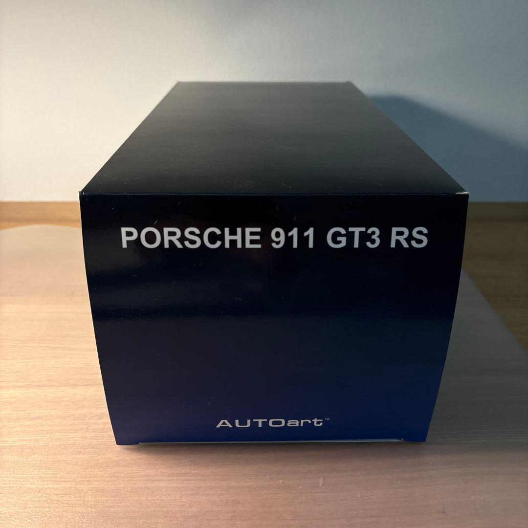 オートアート　ポルシェ911 991 GT3 RS 1/18 ミニカー　ブラック