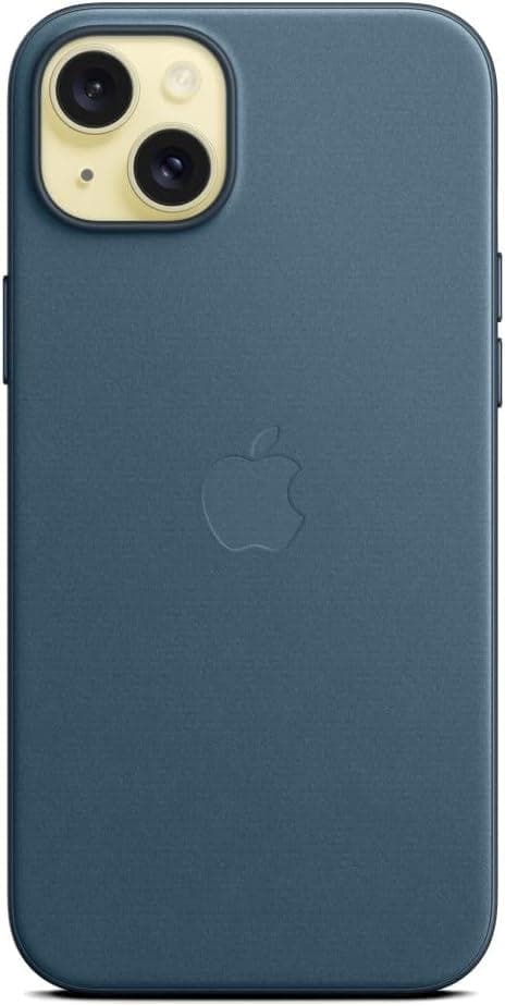 新品 Apple純正 iPhone 15 ファインウーブンケース ブルー 紺