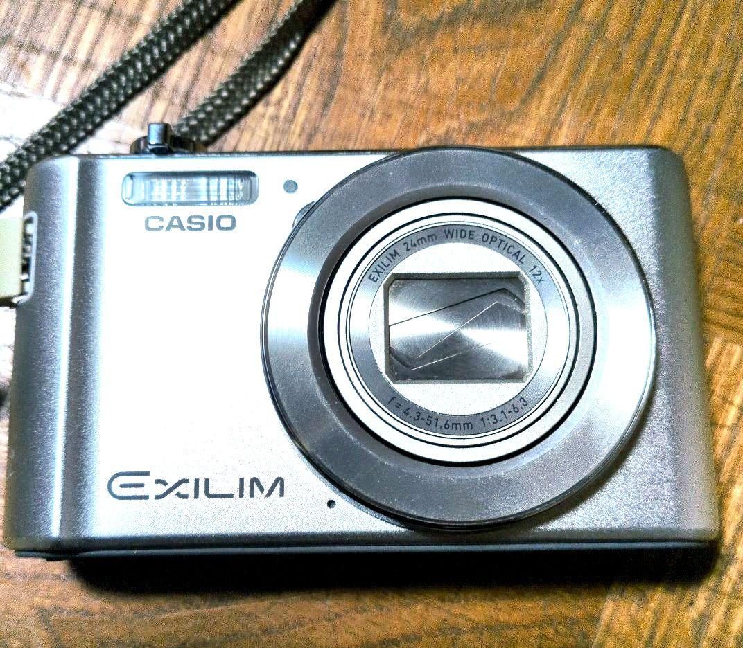 CASIO EXILIM EX-ZS180 SR シルバー デジカメ 光学12倍