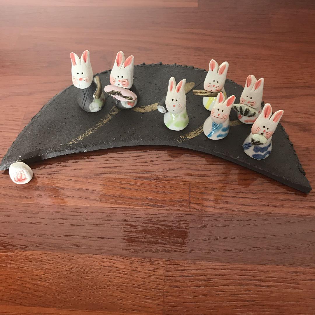 雛人形　うさぎ　濱田ひろこ作