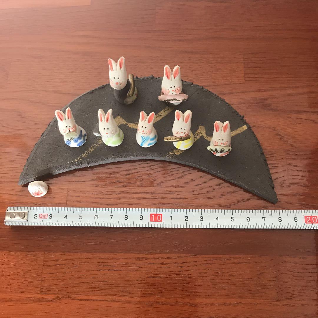 雛人形　うさぎ　濱田ひろこ作
