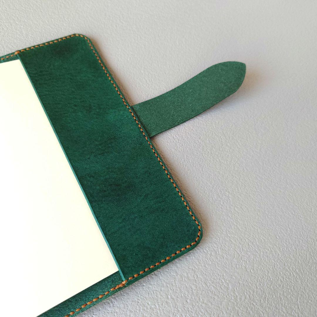 イタリアンレザー 手帳カバー A6サイズ（ ほぼ日対応）【ハンドメイド】