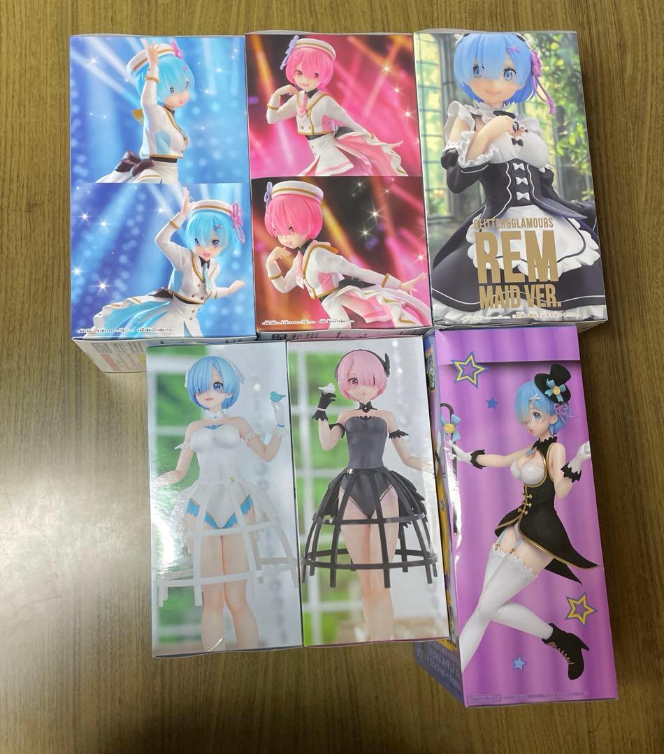 Re:ゼロから始める異世界生活　フィギュア　6点セット