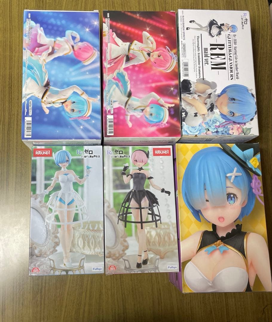 Re:ゼロから始める異世界生活　フィギュア　6点セット