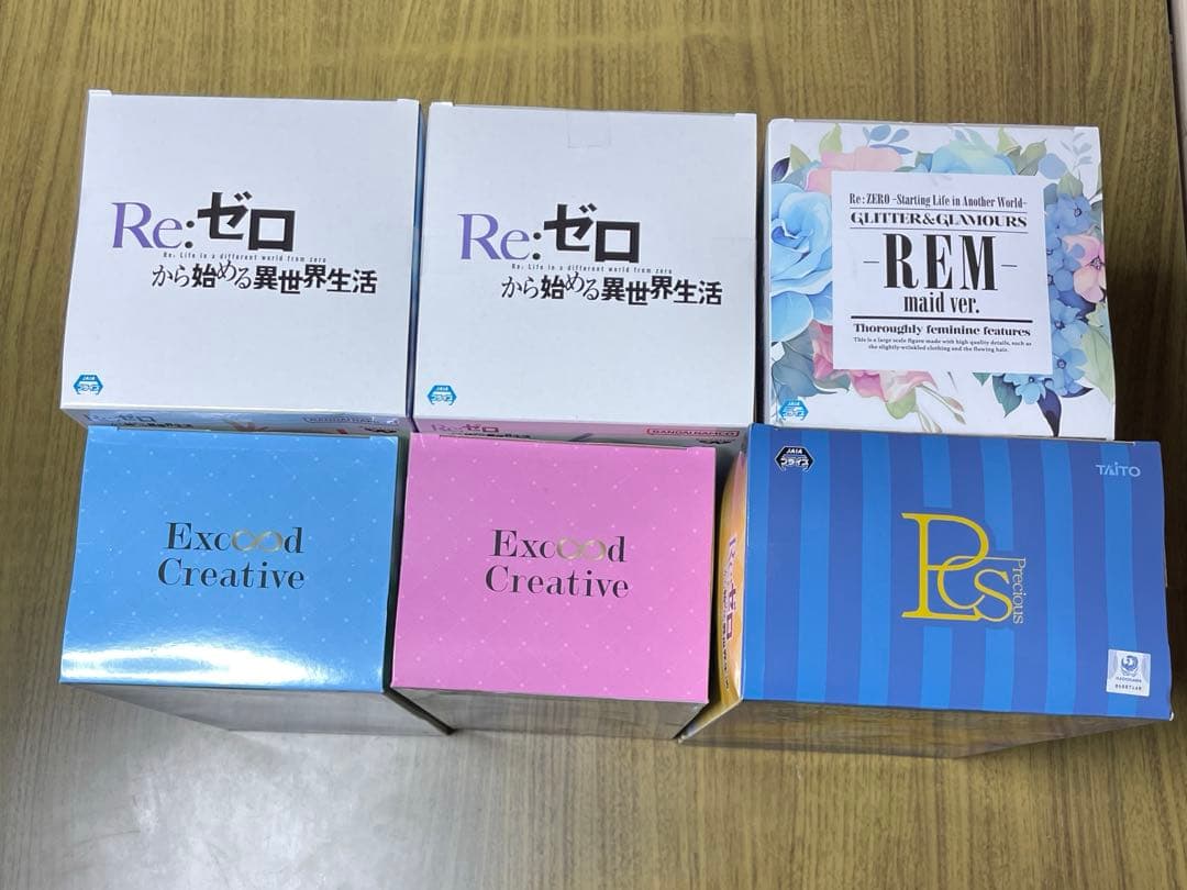 Re:ゼロから始める異世界生活　フィギュア　6点セット