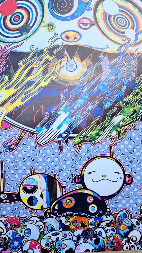 村上隆　ケオス　ポスター　アート　人気画家　(草間彌生　奈良美智)