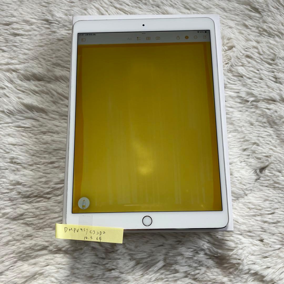 【早い者勝ち】iPad 10.5 64GB SIMフリー 【すぐ発送】【付属品】