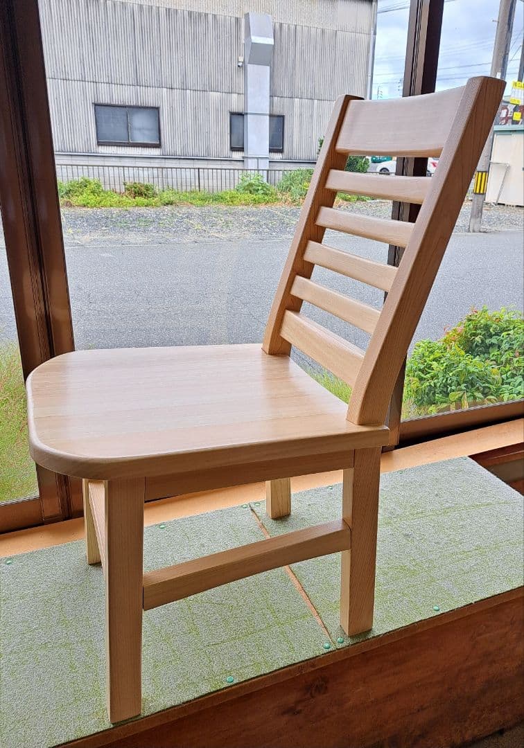 手作り桧の ゆったり椅子