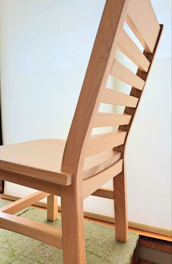 手作り桧の ゆったり椅子