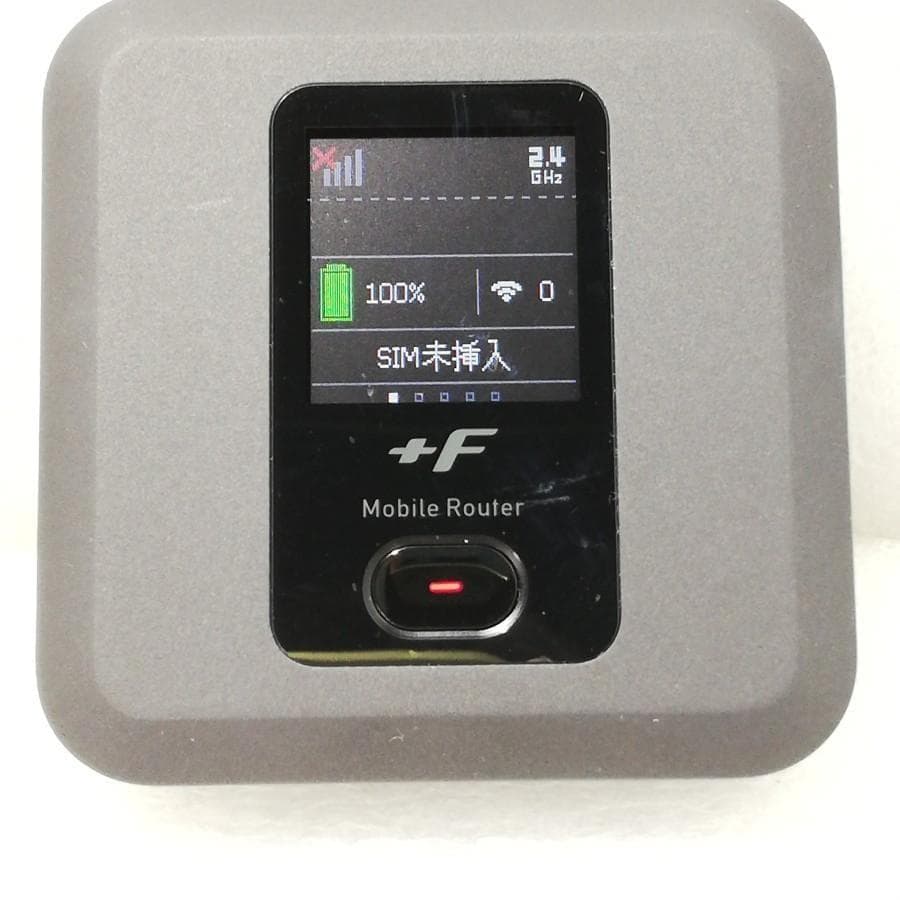 FUJISOFT フジソフト モバイルルーター +F FS040W　初期化済