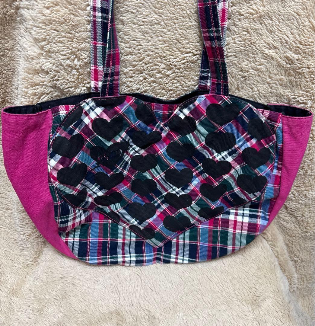 Lemoned hideチェック柄トートバック