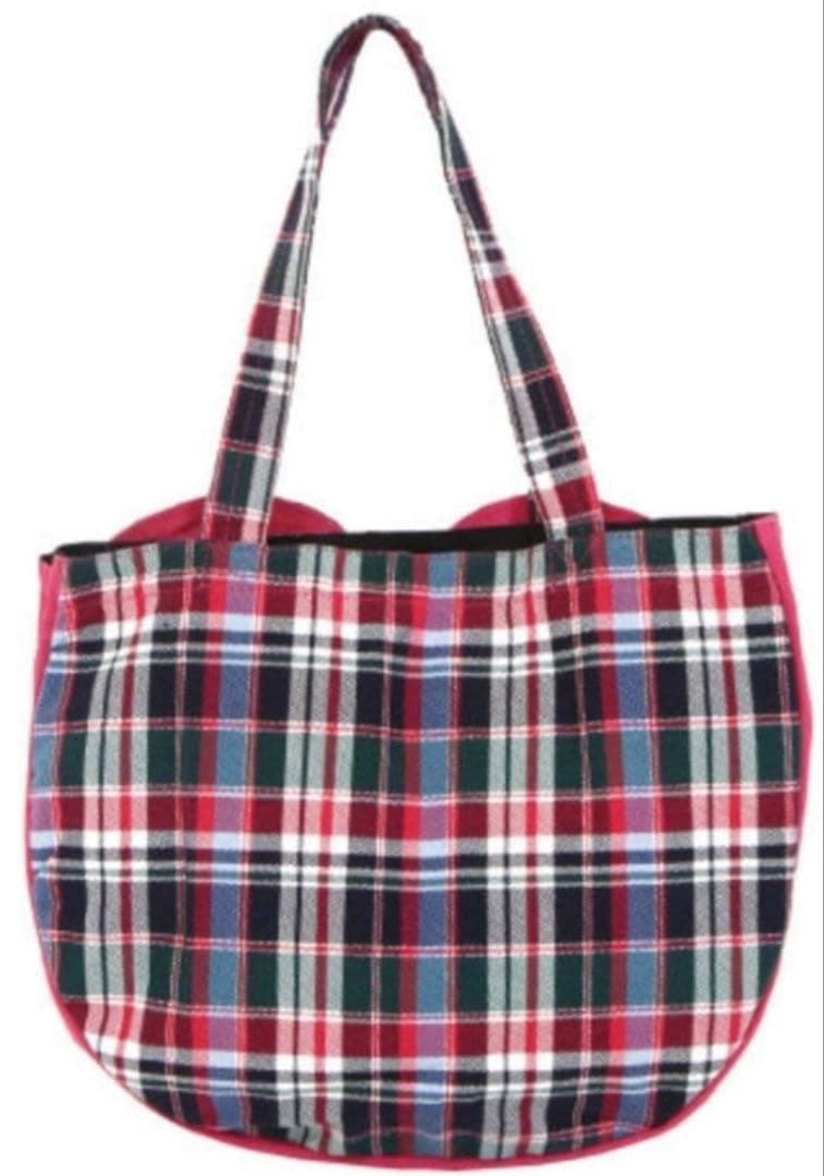 Lemoned hideチェック柄トートバック