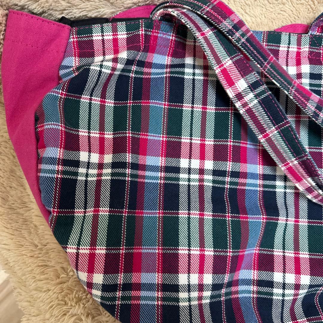 Lemoned hideチェック柄トートバック