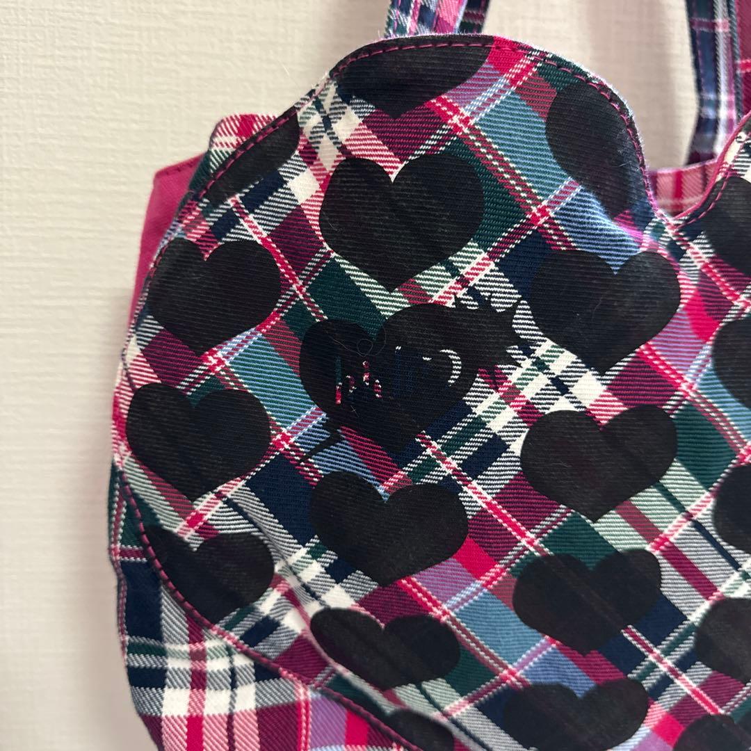 Lemoned hideチェック柄トートバック