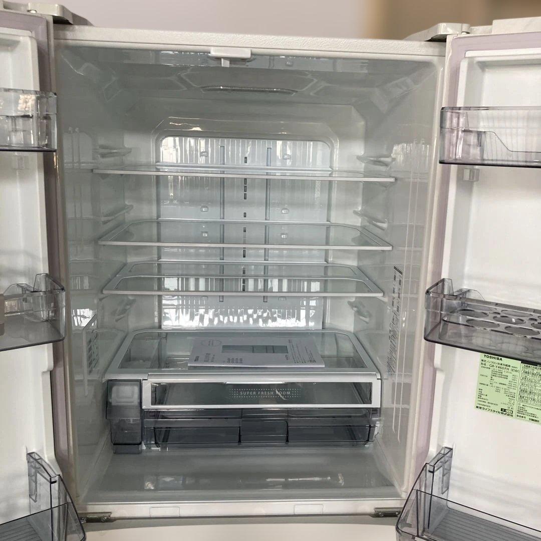 東芝 冷凍冷蔵庫 GR-Y460FH(EW) 460L 2025年製