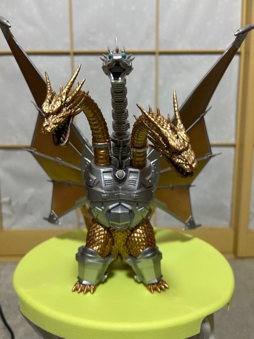 ⚠️注【両翼細突起部補修有/処分価格‼️】東宝怪獣コレクション「メカキングギドラ」