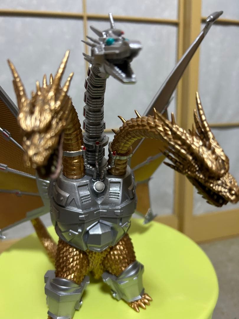 ⚠️注【両翼細突起部補修有/処分価格‼️】東宝怪獣コレクション「メカキングギドラ」