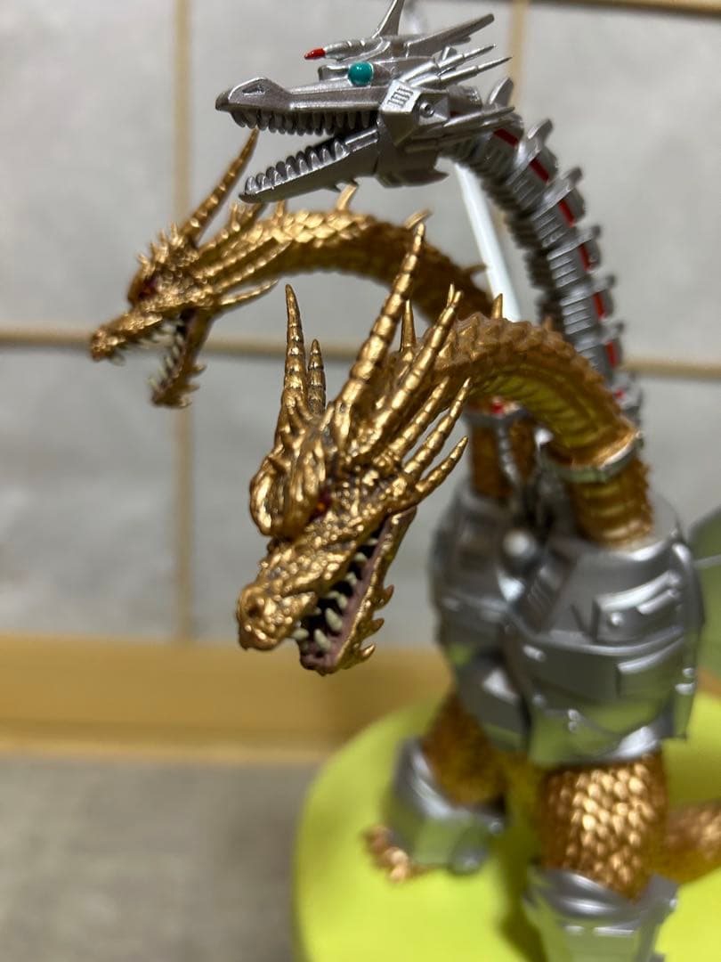 ⚠️注【両翼細突起部補修有/処分価格‼️】東宝怪獣コレクション「メカキングギドラ」