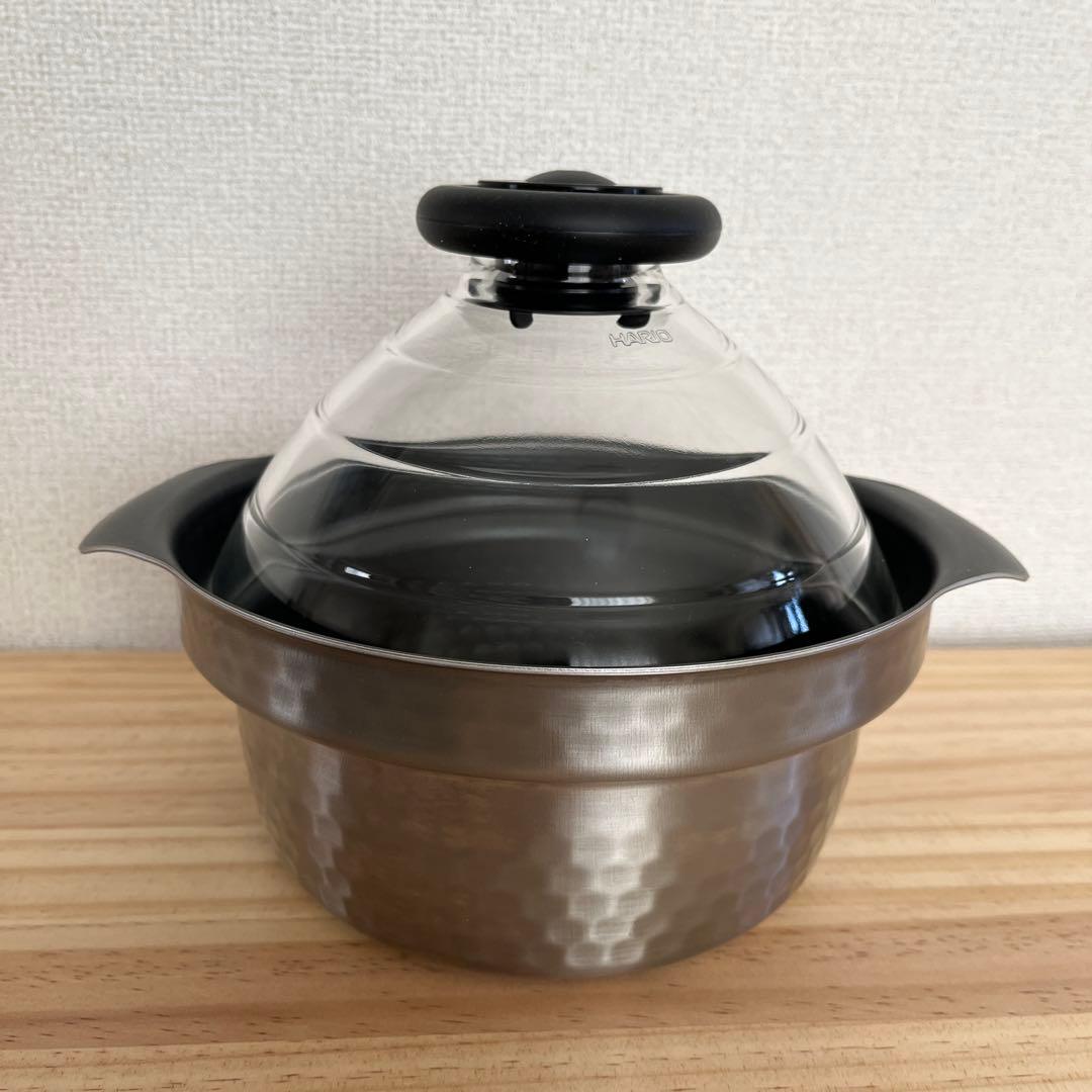 HARIO 1〜3号 雪平 ご飯釜 IH ガス対応　日本製