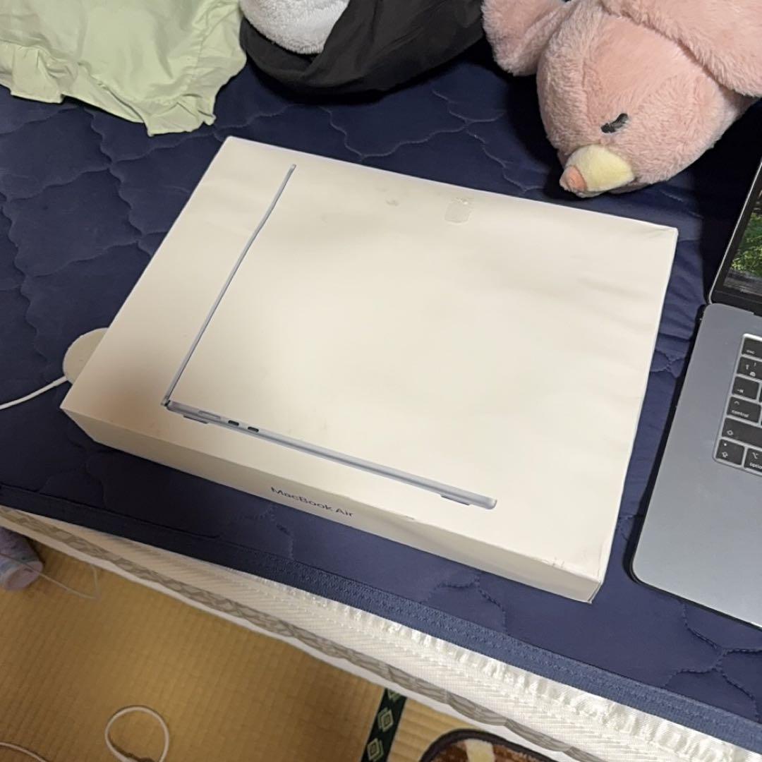 MacBook Air 15インチ スペースグレー バッテリー100 液晶割れ