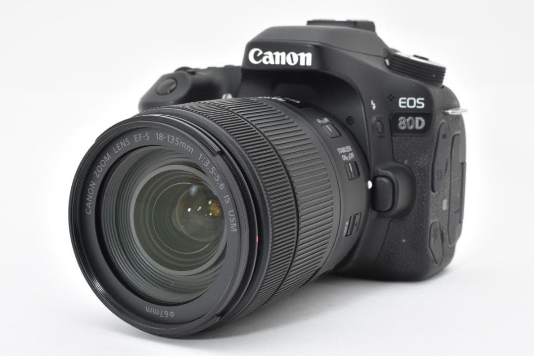 Canon EOS 80D,18-135mmレンズセット(リモコン付き)