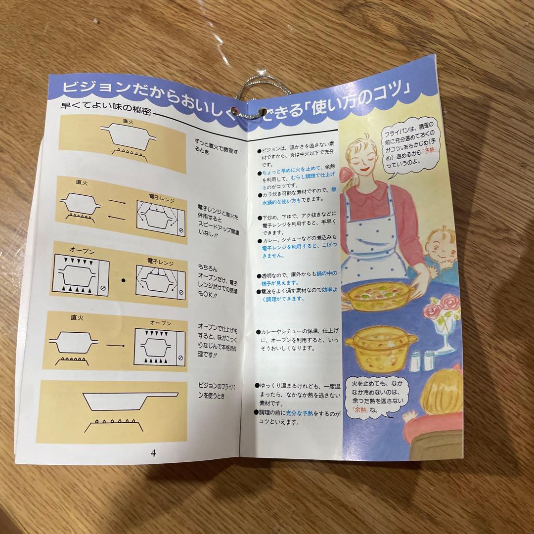 VISIONS　iwaki耐熱ガラス　2.5L 　蓋付き片手鍋