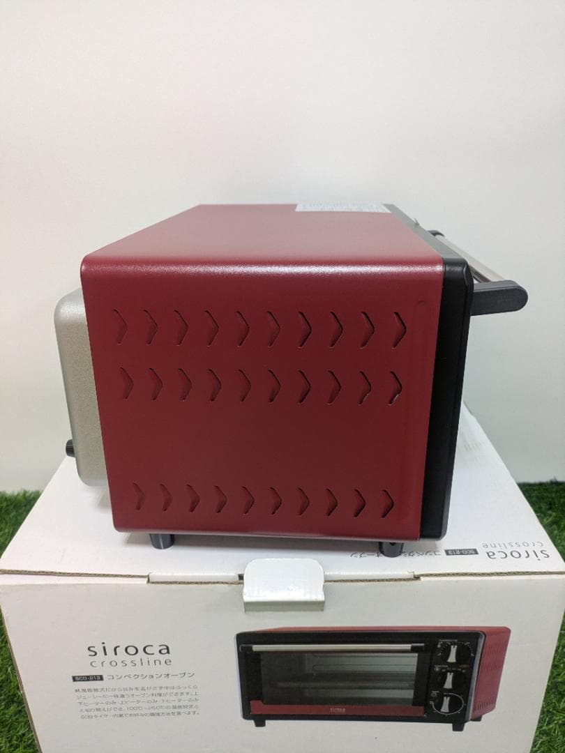 未使用　siroca シロカ コンベクションオーブン SCO-213 レッド