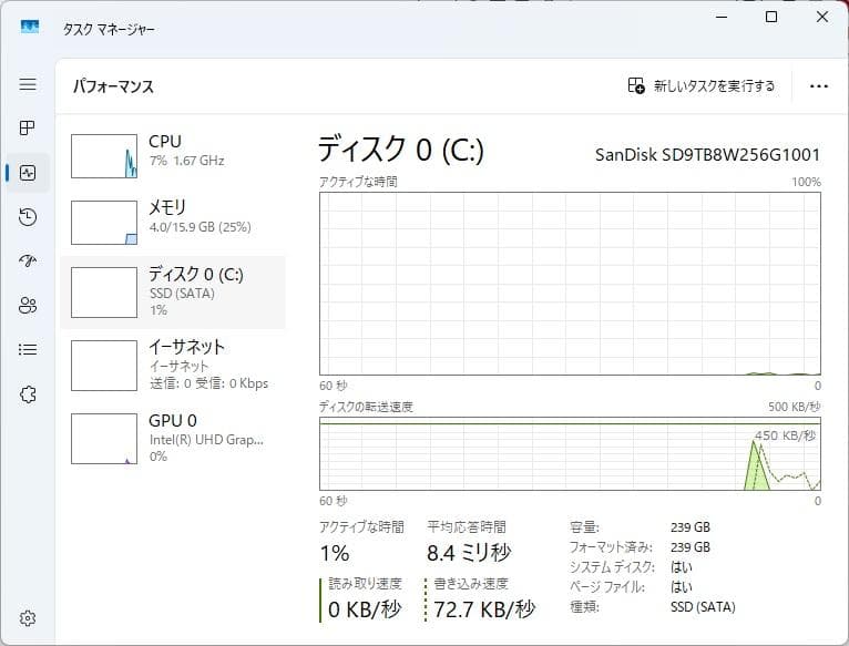 dynabook B65/DP 8世代 i3 Win11 16GB Office