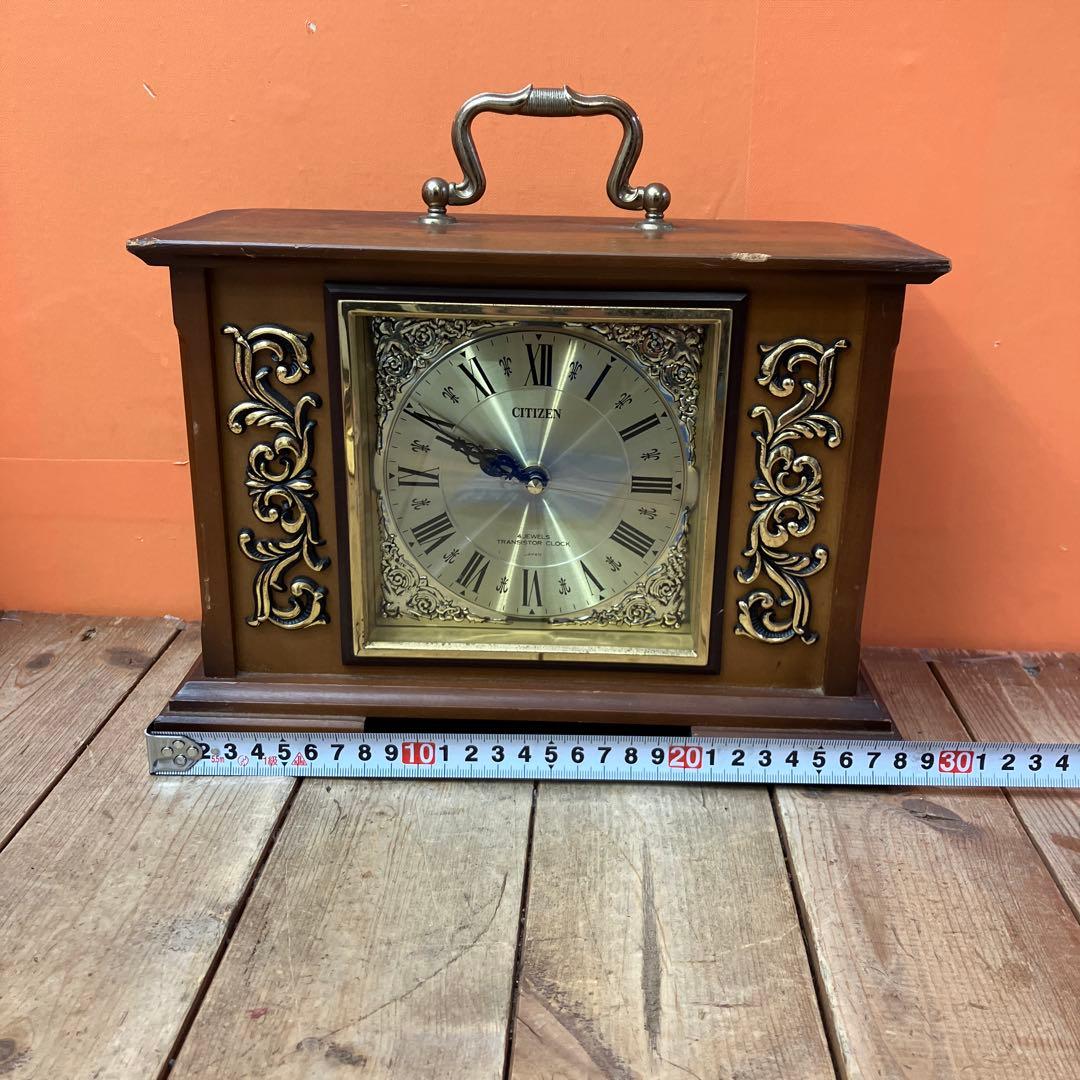 E-3 CITIZEN シチズン 置時計 トランジスタークロック アンティーク