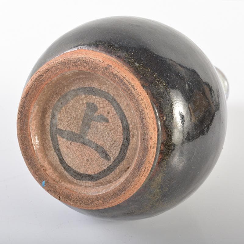 瀬戸焼　古瀬戸　徳利　壷　時代箱付　C　R6594