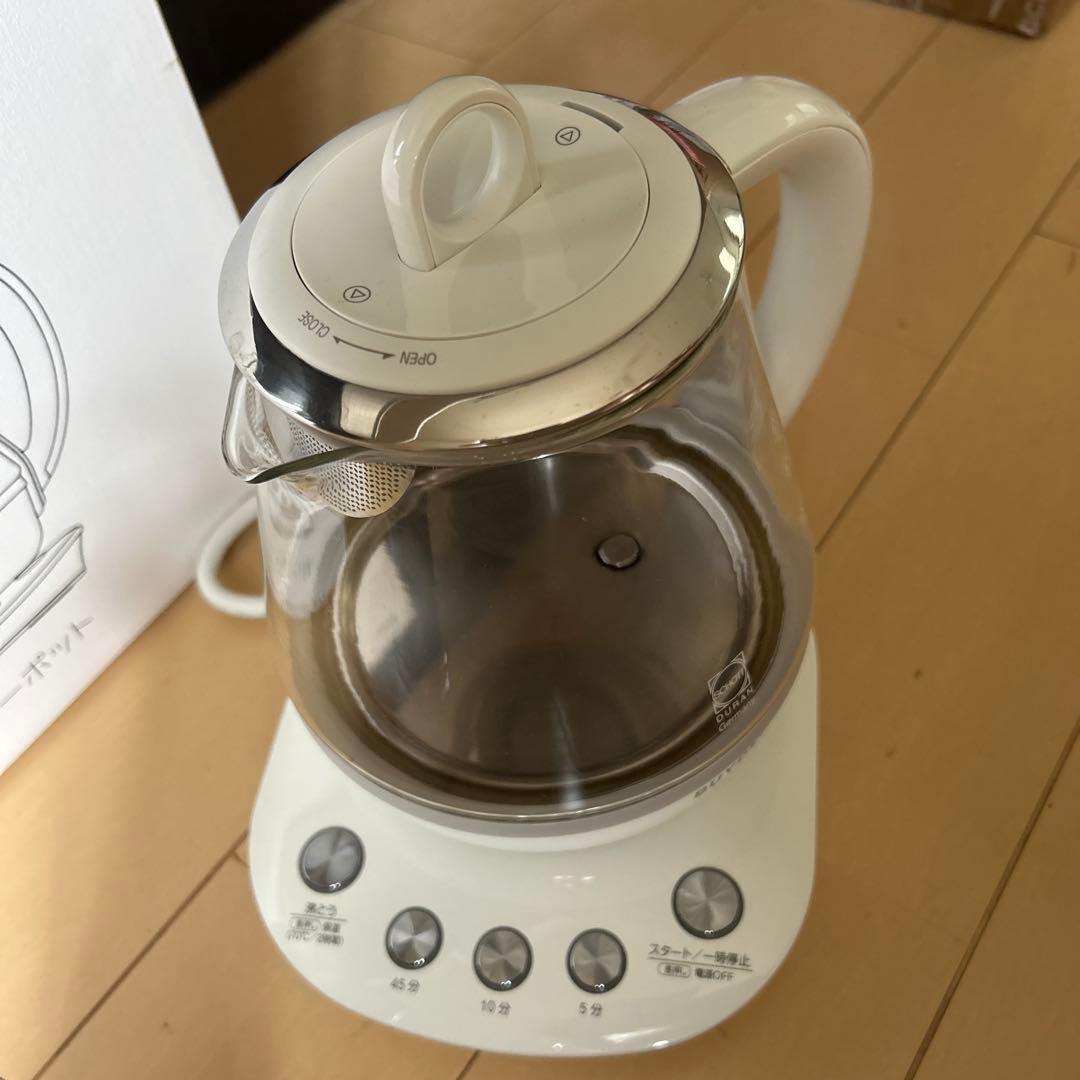 BUYDEEM K2202 薬膳ポット ホワイト　レシピ付き