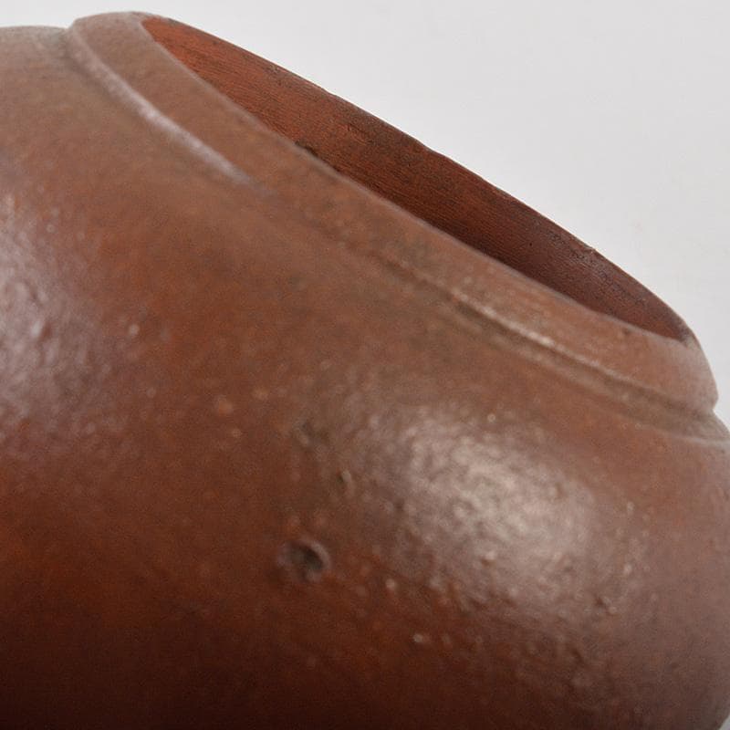 茶道具　備前焼　古備前　神獣蓮花文　盒子　書付箱　V　R7146