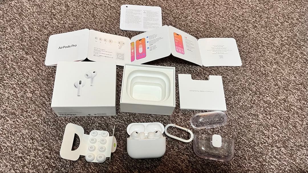 【美品】AirPods Pro3 本体+ケースカバー※付属品全てあり