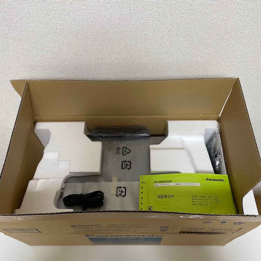 パナソニック ミニコンポ USB ブラック SC-RS60-K
