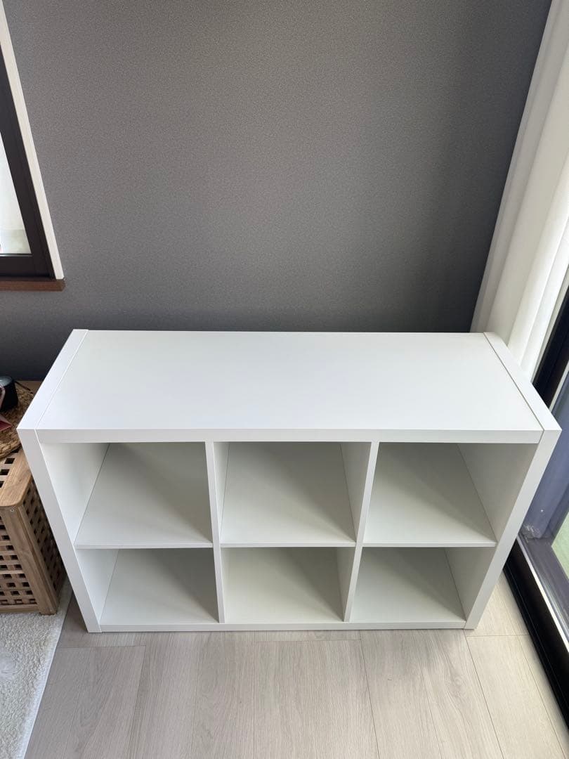 【美品】IKEA KALLAX 2×3 ホワイト｜2ヶ月のみ使用｜カラックス
