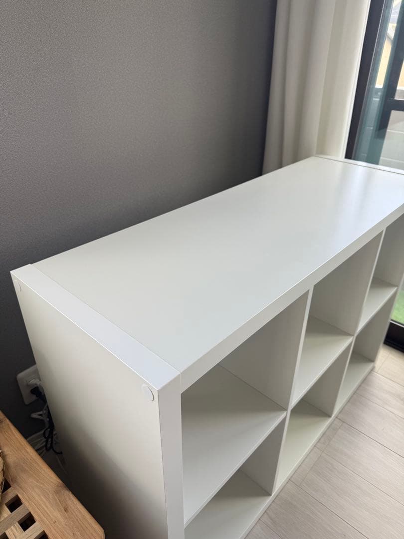 【美品】IKEA KALLAX 2×3 ホワイト｜2ヶ月のみ使用｜カラックス