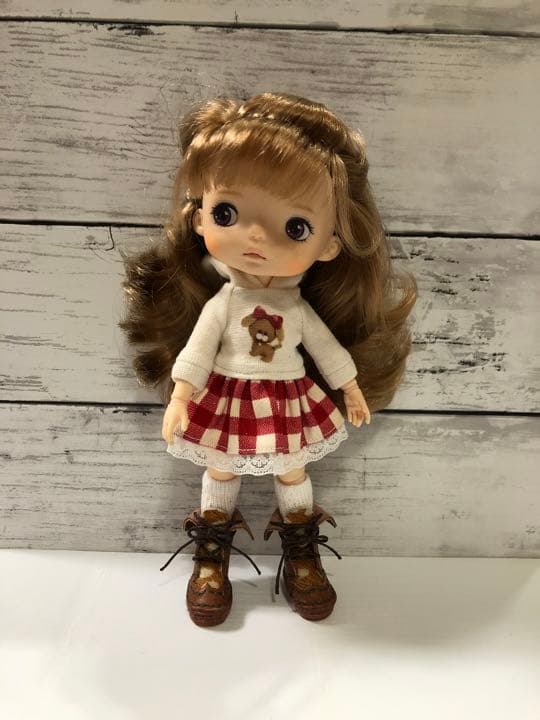 ミニチュア靴 ハラコブーツ ③ リカちゃん モンストドール アイシードール