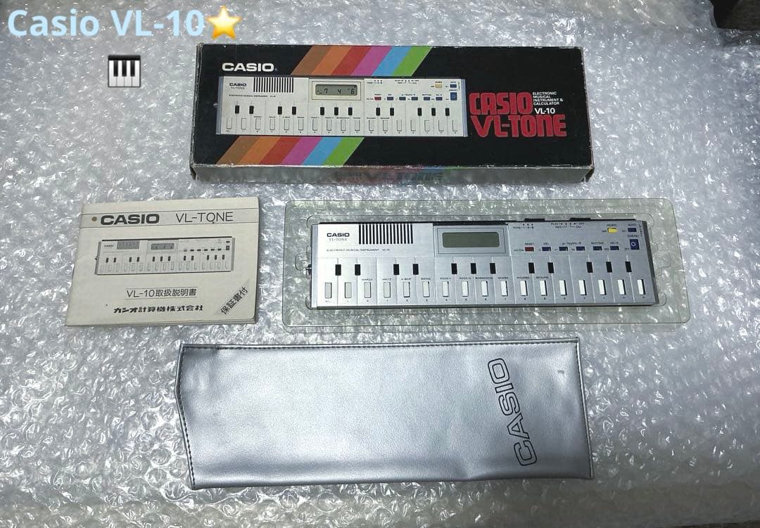 CASIO VL-10 VL-TONE☆世界最小シンセサイザー☆レア☆1982年