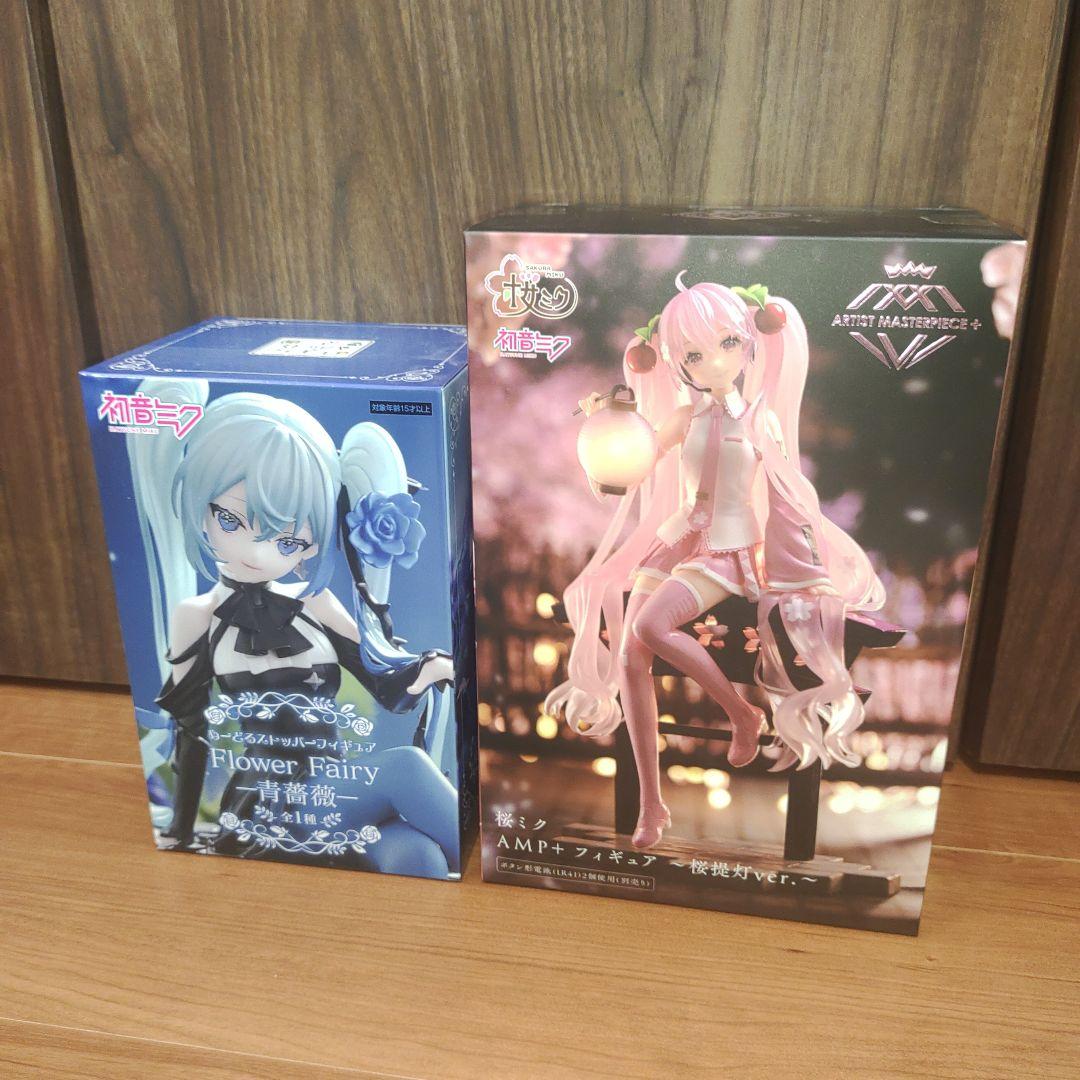 初音ミク フィギュア 雪ミク クロミ　ヴィンテージドール　amp　青薔薇 まとめ