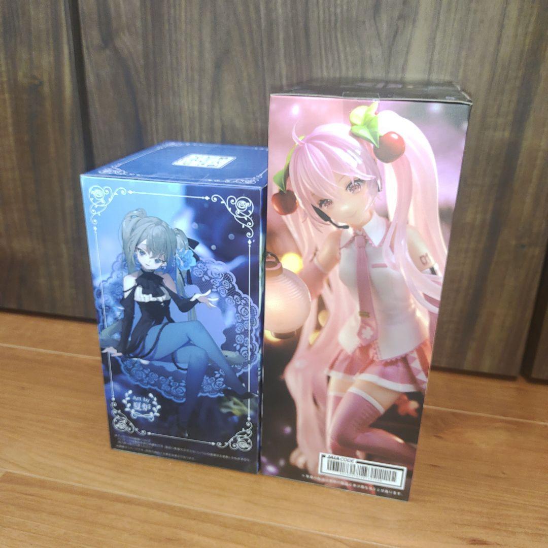 初音ミク フィギュア 雪ミク クロミ　ヴィンテージドール　amp　青薔薇 まとめ