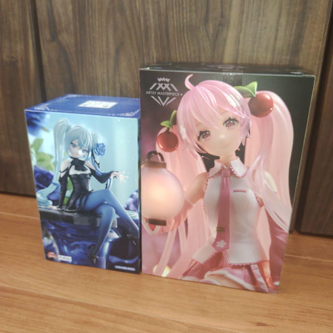 初音ミク フィギュア 雪ミク クロミ　ヴィンテージドール　amp　青薔薇 まとめ