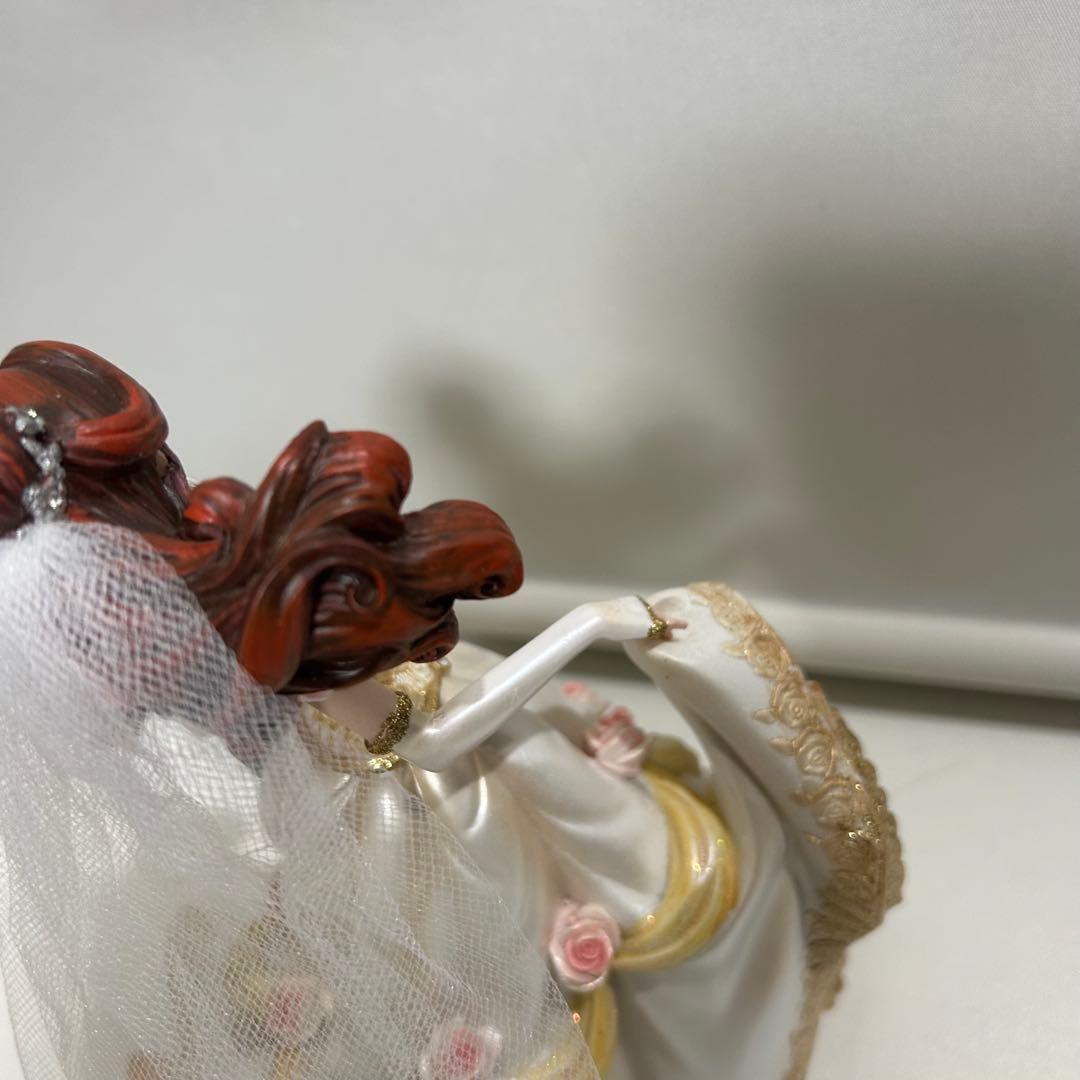 ディズニー 美女と野獣 ベル ウェディング フィギュア ブライダル クチュール