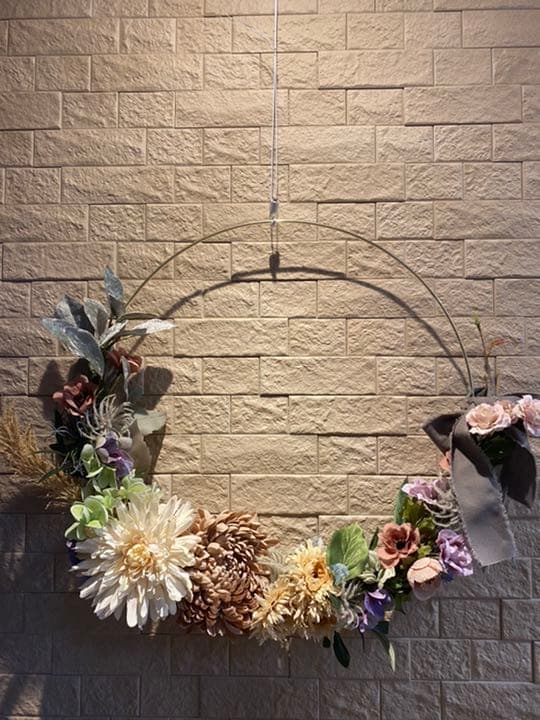 フラワー・リース Hoop wreath